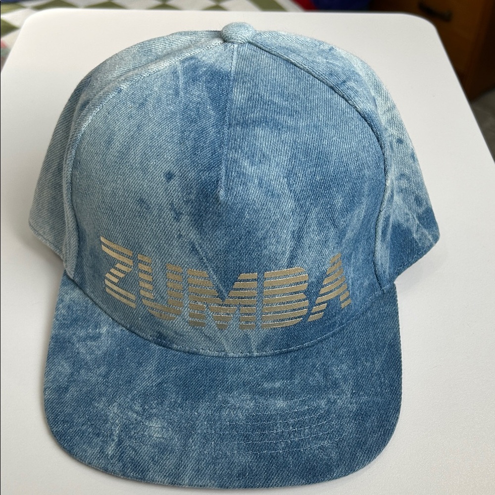 ZUMBA SALE! Blue Tie-dye Denim Hat